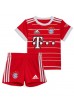 Bayern Munich Alphonso Davies #19 Babyklær Hjemme Fotballdrakt til barn 2022-23 Korte ermer (+ Korte bukser)